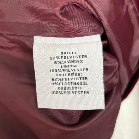 Badgley Mischka Belle Velvet Moto Jacket Size Large - Picture 4 of 5